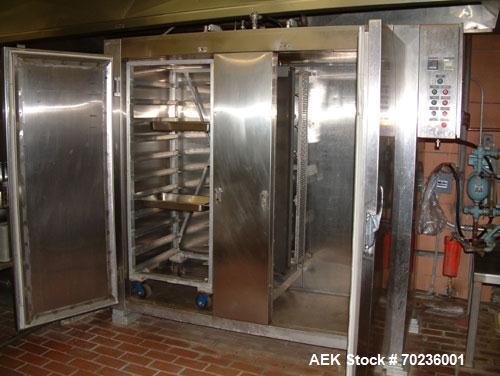 Used Multivac Model M855 Thermoforming Machine. Machine comes with scrap removal system.