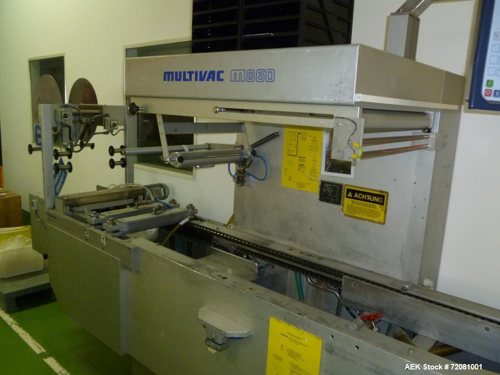 Used Multivac M860F Roll Stock Thermoformer