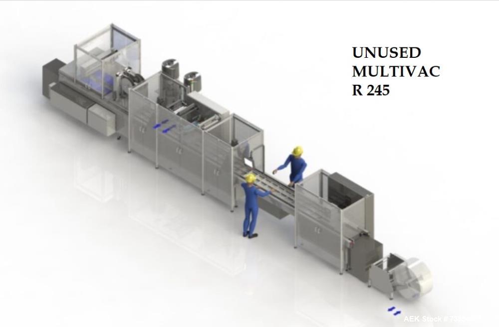 Unused Multivac R 245 Rollstock Packaging Machine – 2021 Medical-Grade