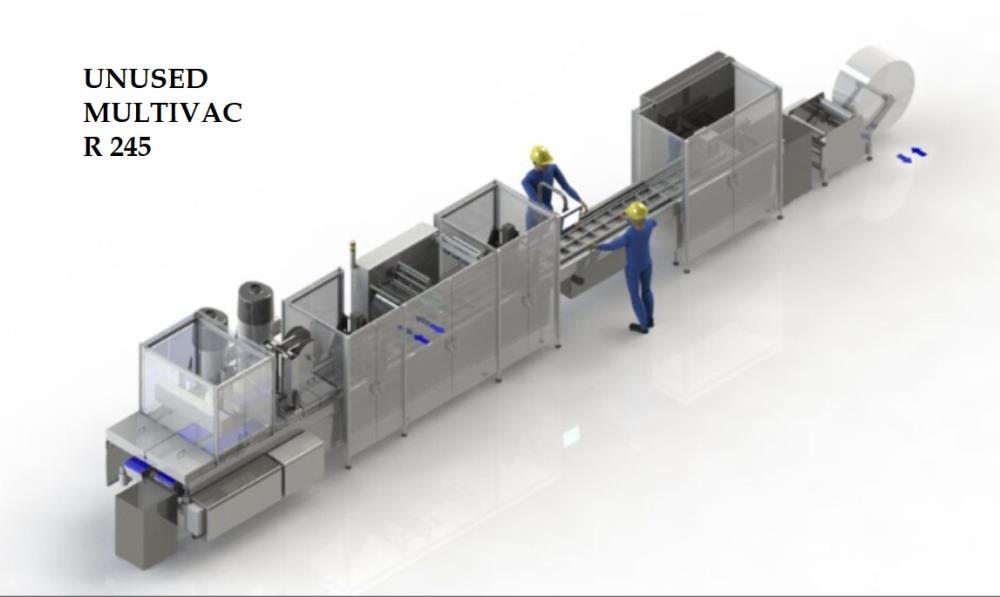 Unused Multivac R 245 Rollstock Packaging Machine – 2021 Medical-Grade