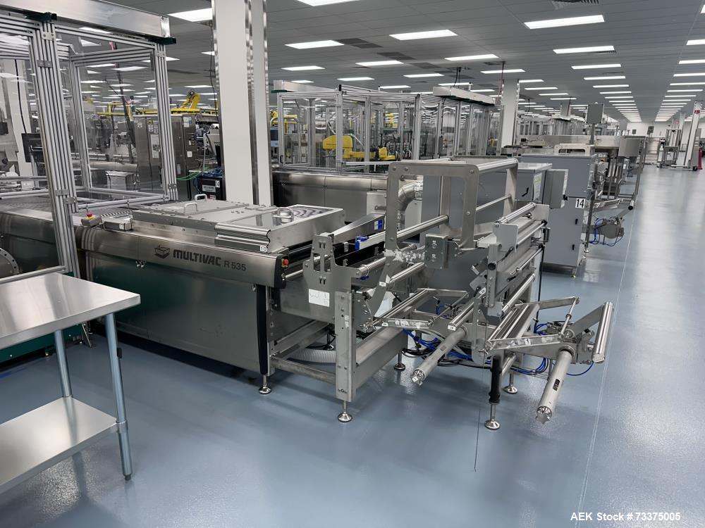 Used Multivac R-535 Multi-Lane Linear Thermoformer – Industrial Packaging Solution