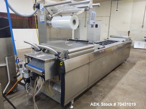 Used Multivac R126 Rollstock Thermoformer – Stainless Steel Vacuum Packaging Machine, Built 2019