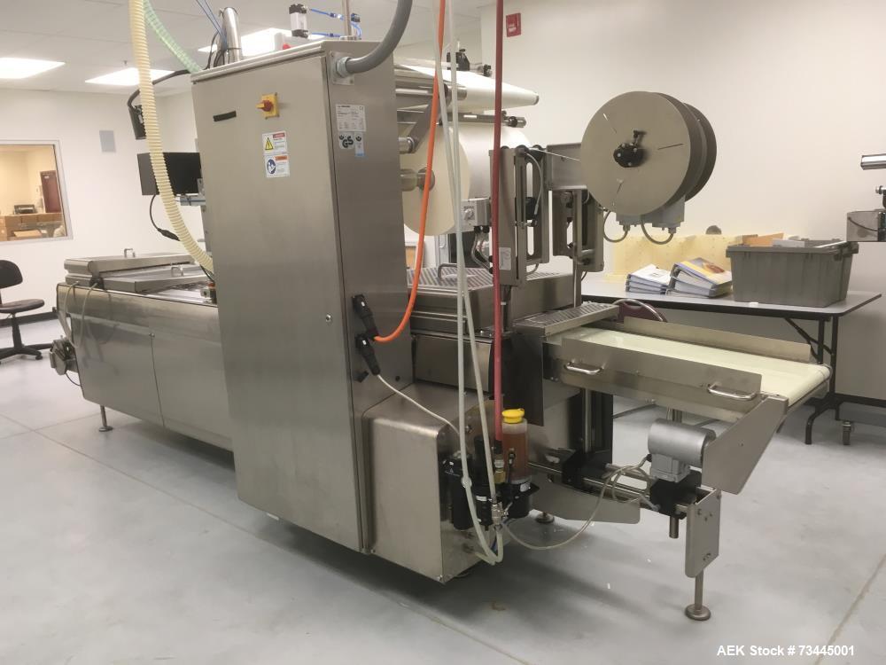 Used Multivac R-145 Thermoforming Machine – 420mm Web, 4-Up Mold, Inkjet Printer, Medical Packaging, 2009