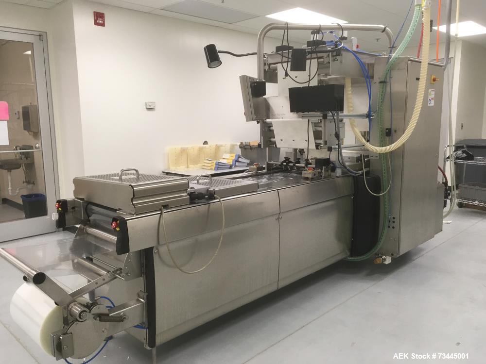Used Multivac R-145 Thermoforming Machine – 420mm Web, 4-Up Mold, Inkjet Printer, Medical Packaging, 2009