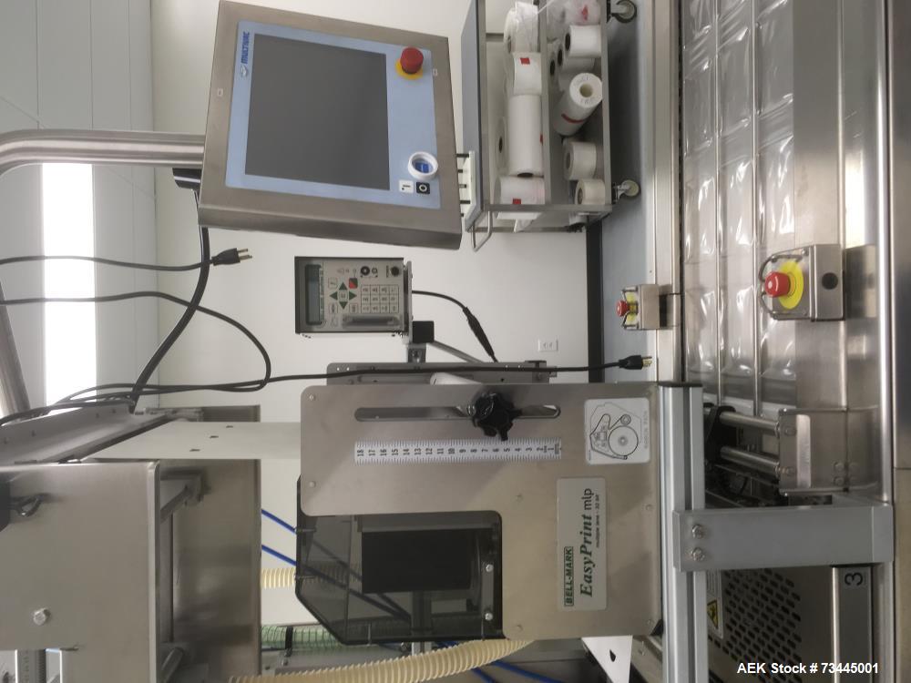 Used Multivac R-145 Thermoforming Machine – 420mm Web, 4-Up Mold, Inkjet Printer, Medical Packaging, 2009