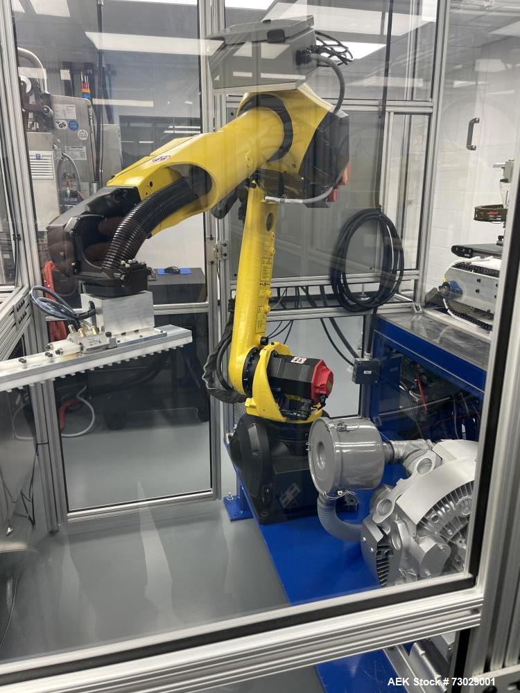 Multivac Model R245 Thermoformer with Fanuc Robotic Loaders for Swab Sticks