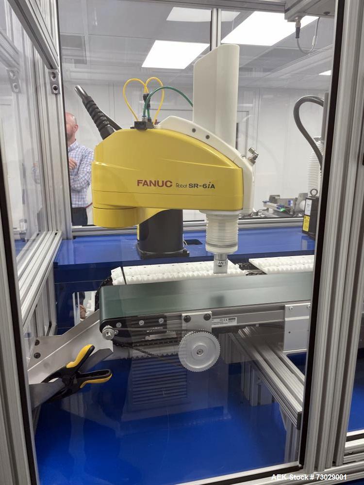 Multivac Model R245 Thermoformer with Fanuc Robotic Loaders for Swab Sticks