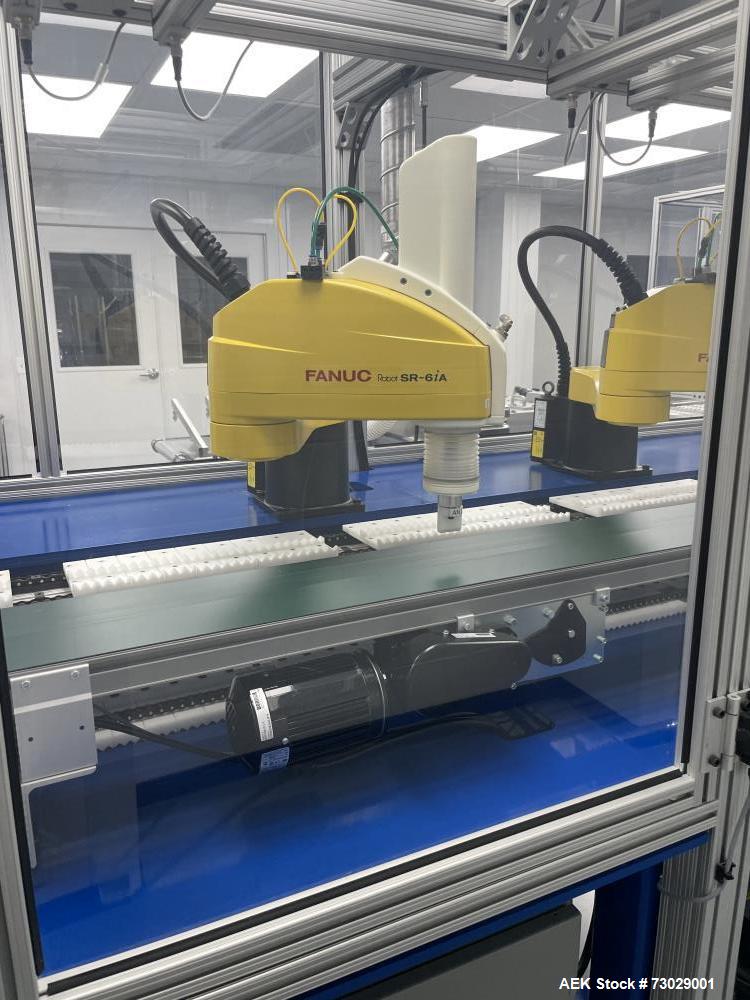 Multivac Model R245 Thermoformer with Fanuc Robotic Loaders for Swab Sticks