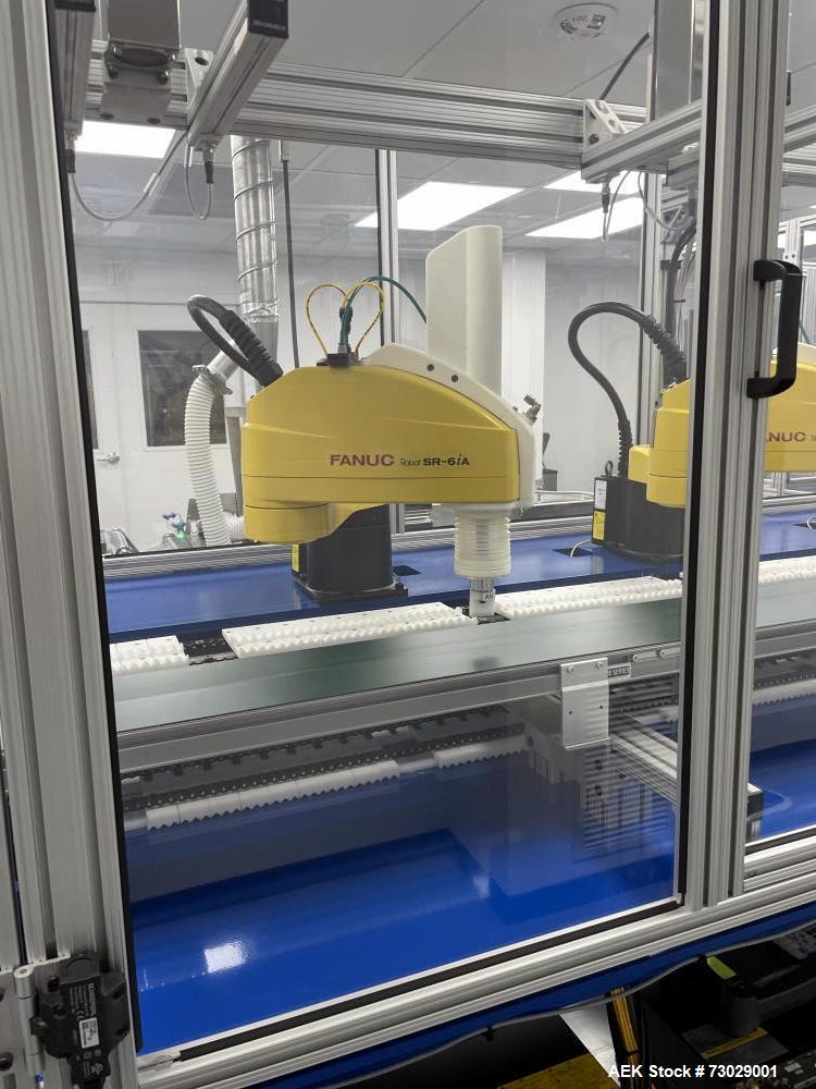 Multivac Model R245 Thermoformer with Fanuc Robotic Loaders for Swab Sticks