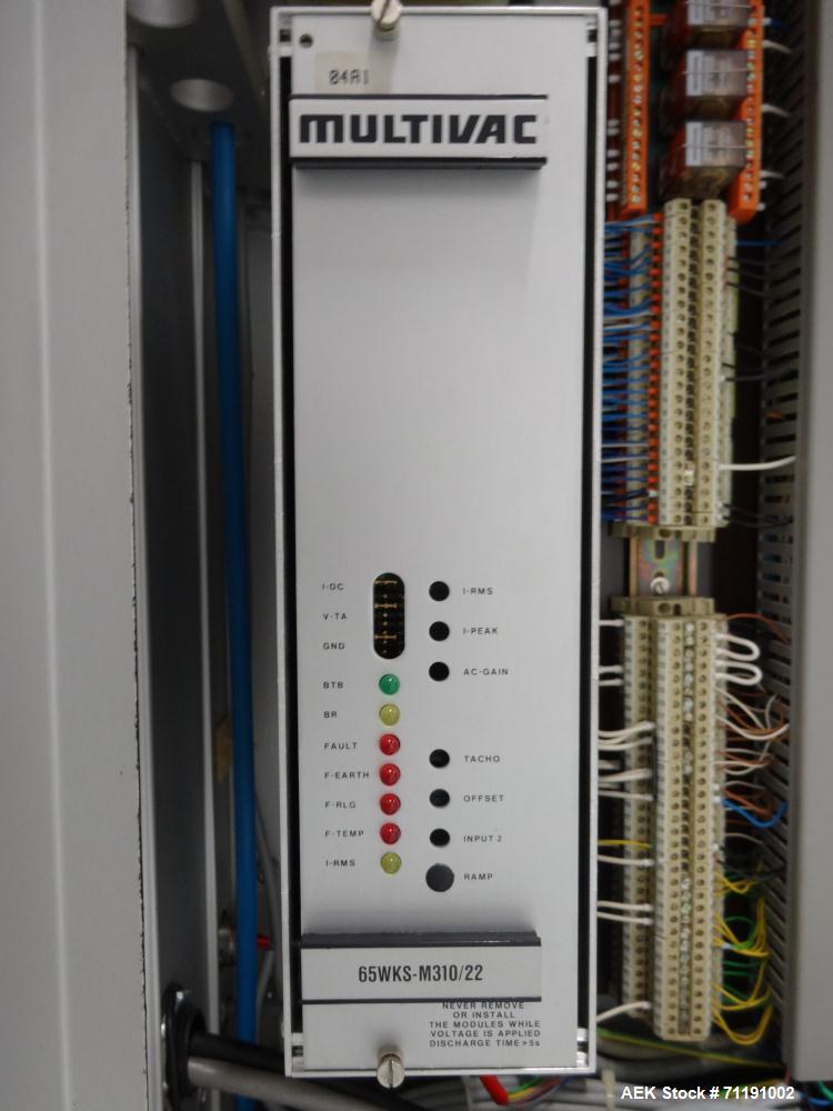 Used Multivac Model R5200 Roll Stock Thermoform Vacuum Packer