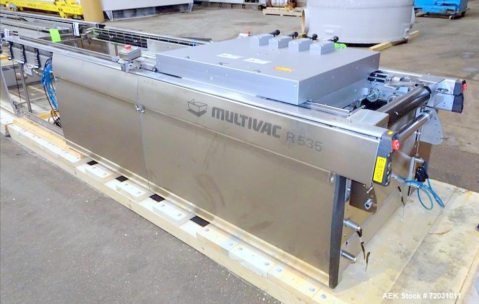 Used Multivac Model R535 Horizontal Form Fill and Seal Thermoformer