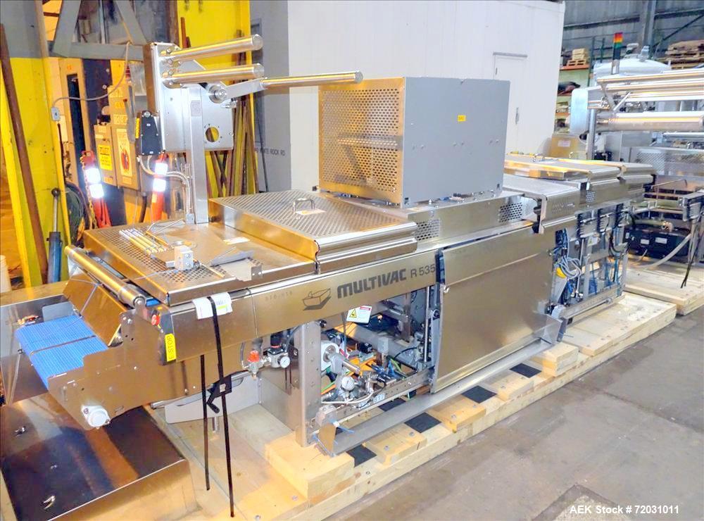 Used Multivac Model R535 Horizontal Form Fill and Seal Thermoformer