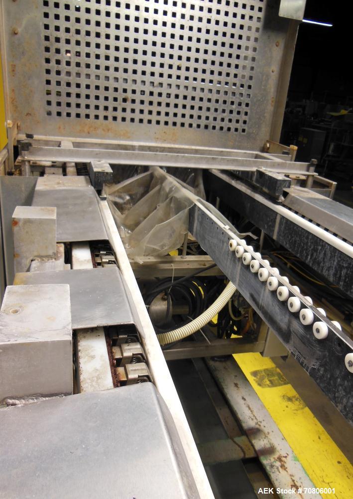 Used RapidPak Model RP-30 Horizontal Form Fill & Seal Thermoformer. Capable of up to 25 cycles per minute, up to 7"(178mm) depth of draw, up to 30"(762mm) index, maximum lift opening 7.5"(190.5mm), m...