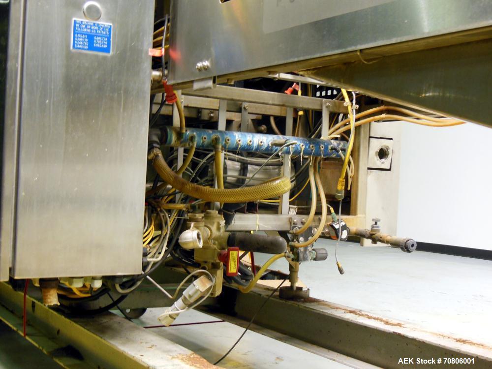 Used RapidPak Model RP-30 Horizontal Form Fill & Seal Thermoformer. Capable of up to 25 cycles per minute, up to 7"(178mm) depth of draw, up to 30"(762mm) index, maximum lift opening 7.5"(190.5mm), m...