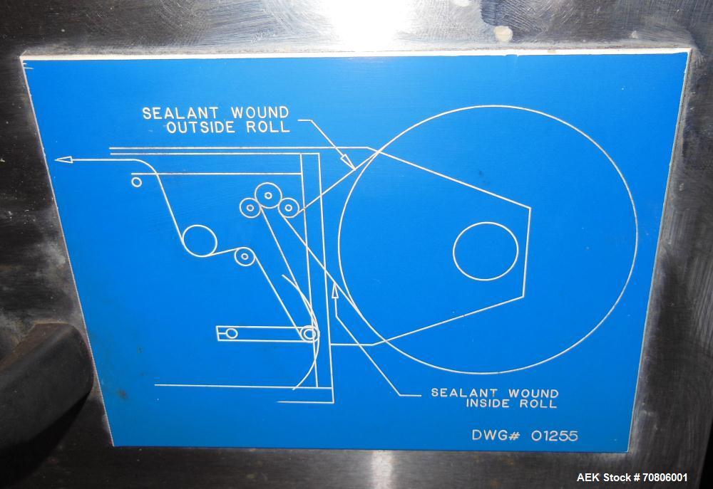 Used RapidPak Model RP-30 Horizontal Form Fill & Seal Thermoformer. Capable of up to 25 cycles per minute, up to 7"(178mm) depth of draw, up to 30"(762mm) index, maximum lift opening 7.5"(190.5mm), m...