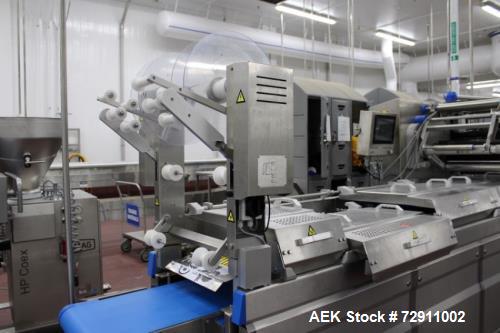 Used Repak RE20 Rollstock Thermoforming Packaging Line – Horizontal Form Fill Seal Machine, 460mm Web