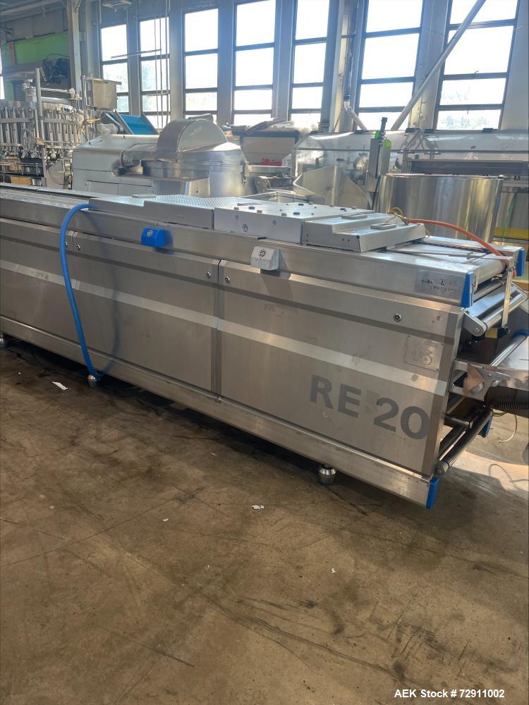 Used Repak RE20 Rollstock Thermoforming Packaging Line – Horizontal Form Fill Seal Machine, 460mm Web
