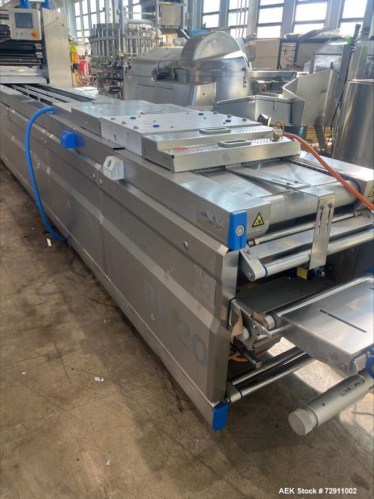Used Repak RE20 Rollstock Thermoforming Packaging Line – Horizontal Form Fill Seal Machine, 460mm Web