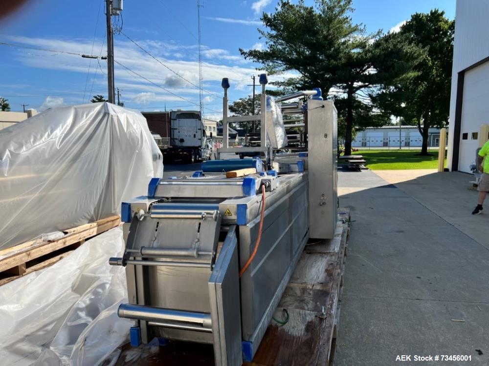 Used Repak RE25 Horizontal Thermoformer – MAP Packager, 15 CPM, 190mm Draw Depth