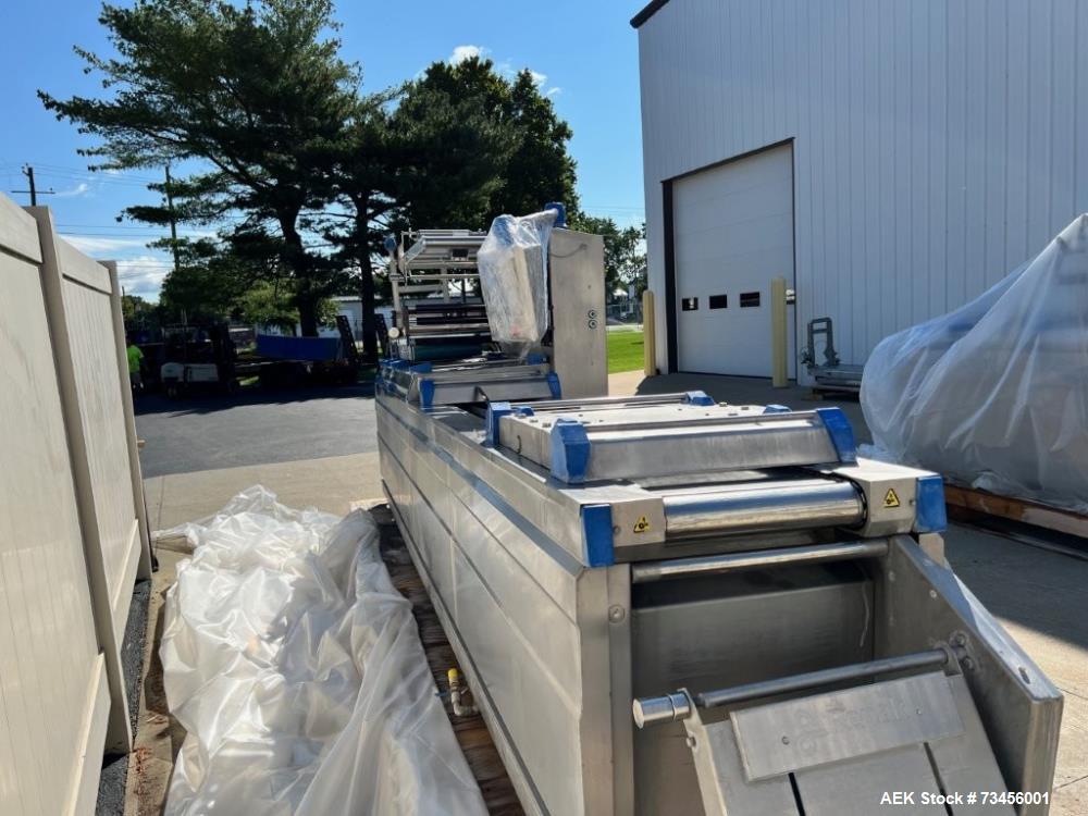 Used Repak RE25 Horizontal Thermoformer – MAP Packager, 15 CPM, 190mm Draw Depth