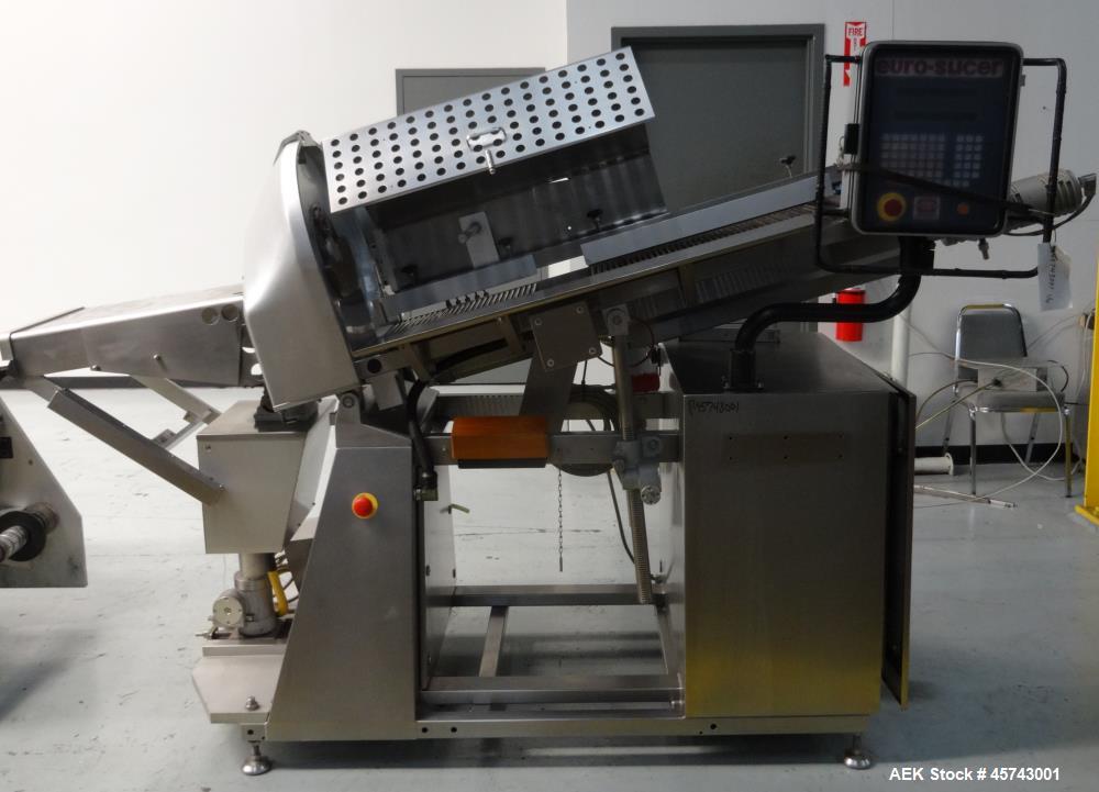 Used Tiromat 3000/460 Sliced Cheese or Meat Packaging and Slicing Line