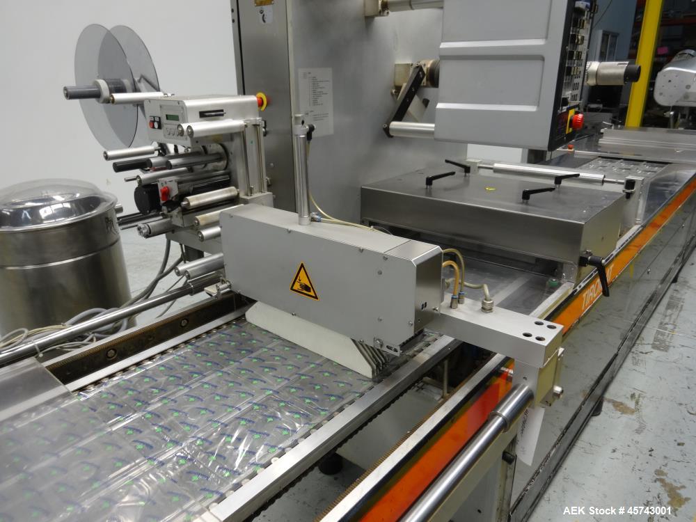 Used Tiromat 3000/460 Sliced Cheese or Meat Packaging and Slicing Line