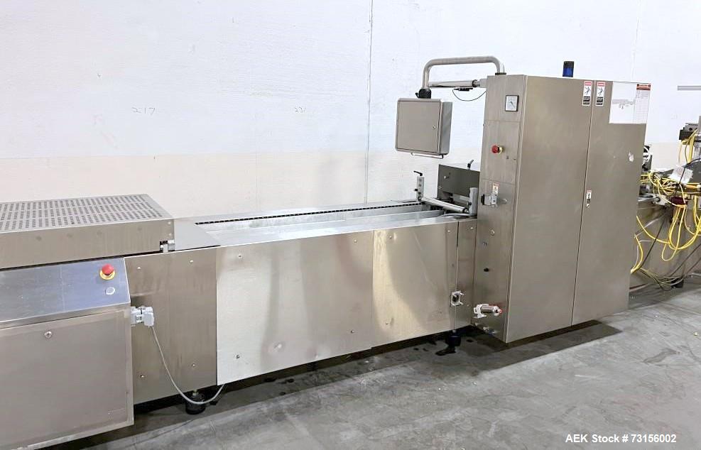 Used Multisource roll stock machine with Busch RAO630 vacuum pump and tooling.