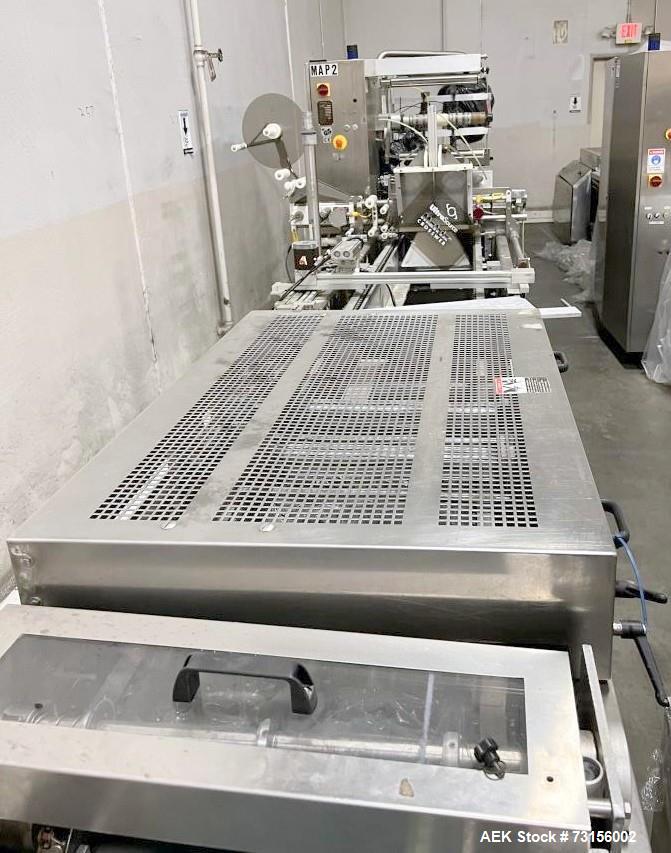 Used Multisource roll stock machine with Busch RAO630 vacuum pump and tooling.