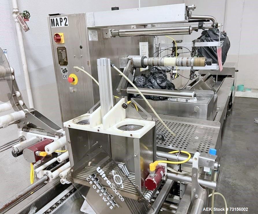 Used Multisource roll stock machine with Busch RAO630 vacuum pump and tooling.