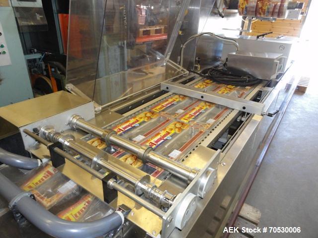 Used Stainless Steel Tiromat Powerpak 660 Horizontal Thermoformer,