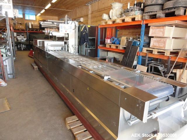 Used Stainless Steel Tiromat Powerpak 660 Horizontal Thermoformer,