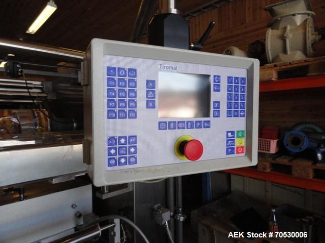 Used Stainless Steel Tiromat Powerpak 660 Horizontal Thermoformer,