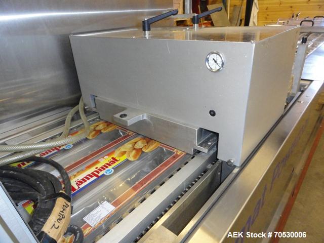 Used Stainless Steel Tiromat Powerpak 660 Horizontal Thermoformer,