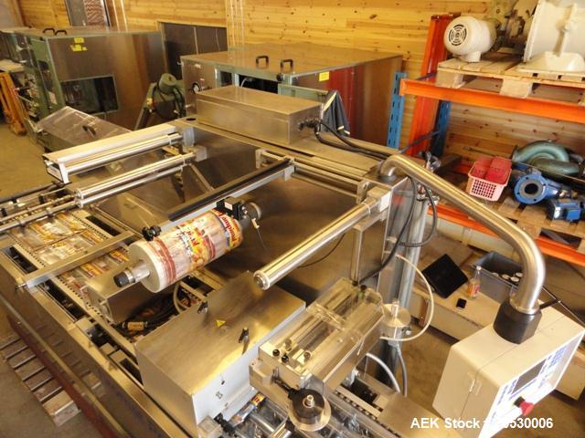 Used Stainless Steel Tiromat Powerpak 660 Horizontal Thermoformer,