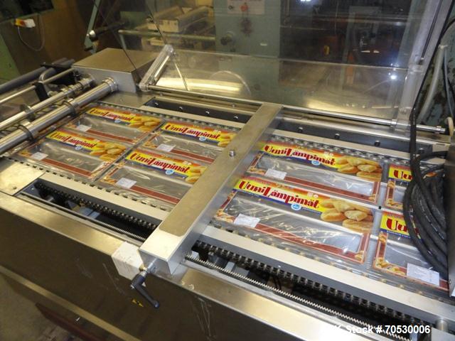 Used Stainless Steel Tiromat Powerpak 660 Horizontal Thermoformer,