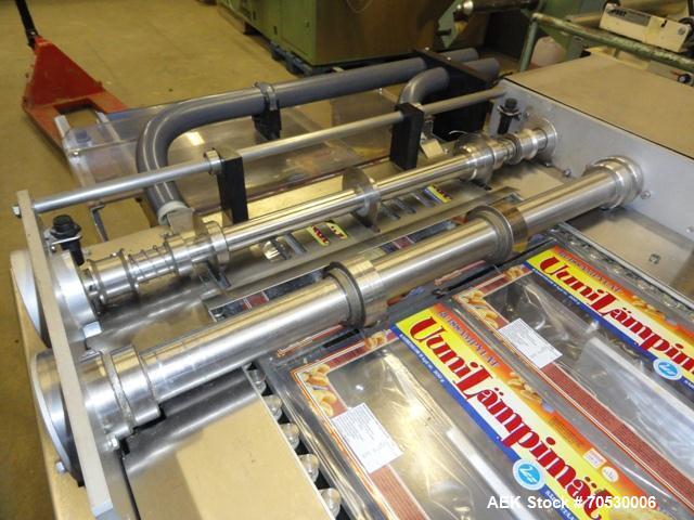 Used Stainless Steel Tiromat Powerpak 660 Horizontal Thermoformer,