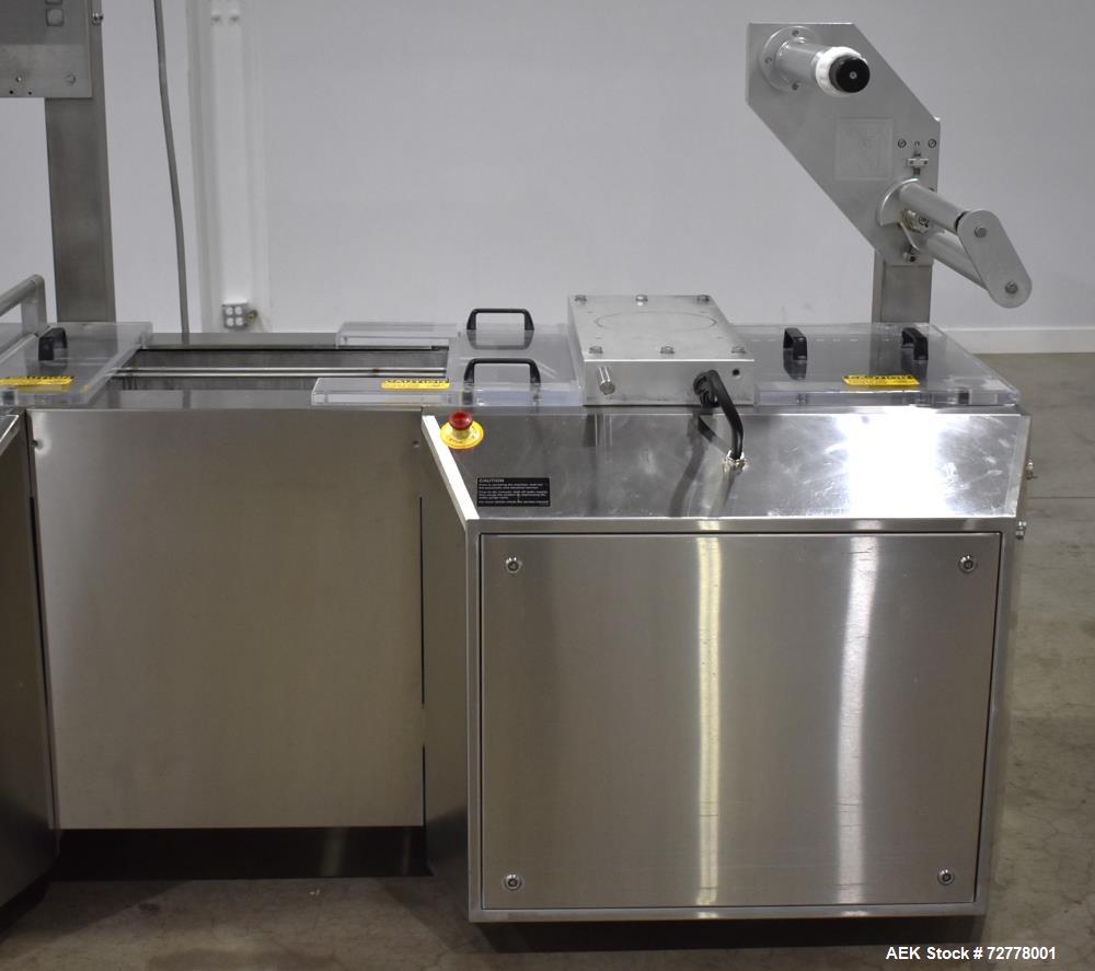 Used VC999 Model RS-420C Rollstock Compact Thermoformer. Stainless steel construction. Film width 423mm (17"). Maximum depth of draw: 50mm, 100mm, 135mm, 185mm (2"). Includes Vacuum pump, vacuum gas ...
