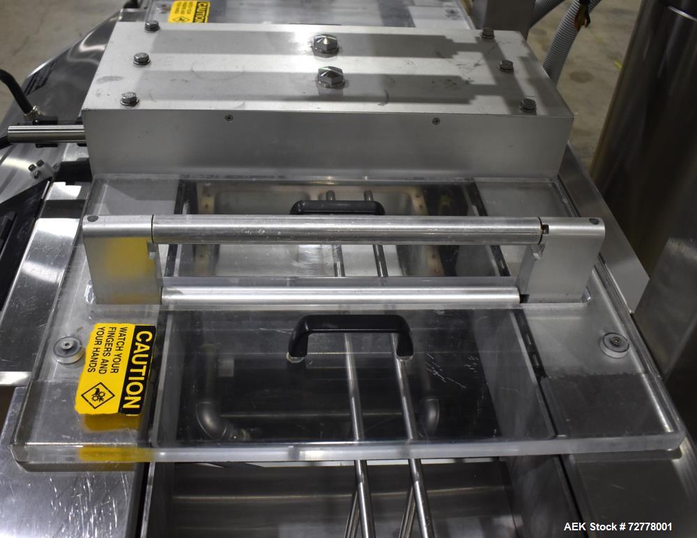Used VC999 Model RS-420C Rollstock Compact Thermoformer. Stainless steel construction. Film width 423mm (17"). Maximum depth of draw: 50mm, 100mm, 135mm, 185mm (2"). Includes Vacuum pump, vacuum gas ...