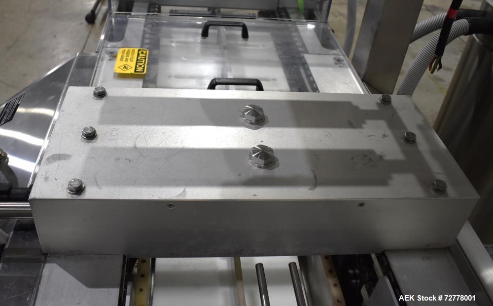 Used VC999 Model RS-420C Rollstock Compact Thermoformer. Stainless steel construction. Film width 423mm (17"). Maximum depth of draw: 50mm, 100mm, 135mm, 185mm (2"). Includes Vacuum pump, vacuum gas ...