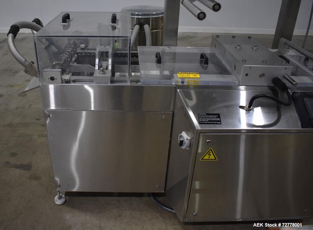 Used VC999 Model RS-420C Rollstock Compact Thermoformer. Stainless steel construction. Film width 423mm (17"). Maximum depth of draw: 50mm, 100mm, 135mm, 185mm (2"). Includes Vacuum pump, vacuum gas ...