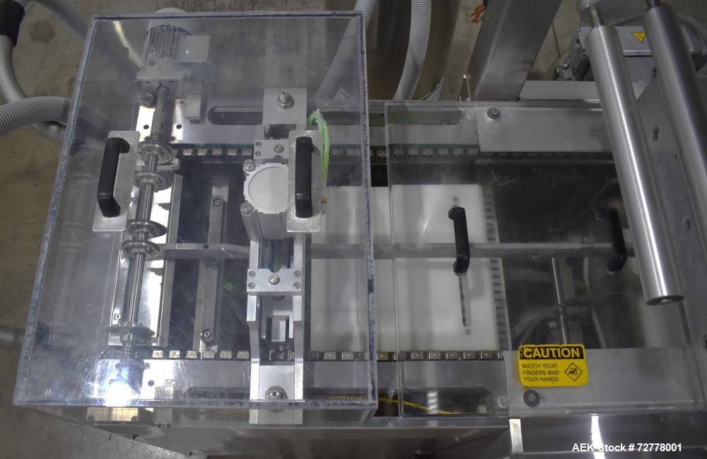 Used VC999 Model RS-420C Rollstock Compact Thermoformer. Stainless steel construction. Film width 423mm (17"). Maximum depth of draw: 50mm, 100mm, 135mm, 185mm (2"). Includes Vacuum pump, vacuum gas ...