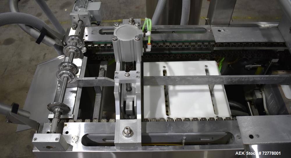 Used VC999 Model RS-420C Rollstock Compact Thermoformer. Stainless steel construction. Film width 423mm (17"). Maximum depth of draw: 50mm, 100mm, 135mm, 185mm (2"). Includes Vacuum pump, vacuum gas ...