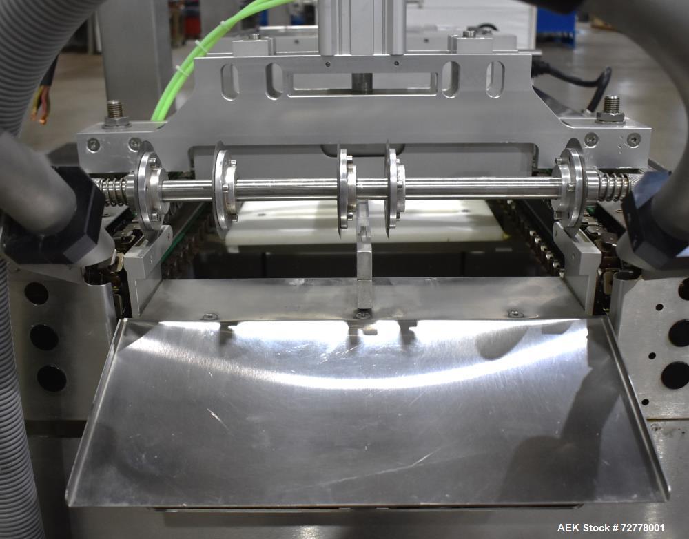 Used VC999 Model RS-420C Rollstock Compact Thermoformer. Stainless steel construction. Film width 423mm (17"). Maximum depth of draw: 50mm, 100mm, 135mm, 185mm (2"). Includes Vacuum pump, vacuum gas ...