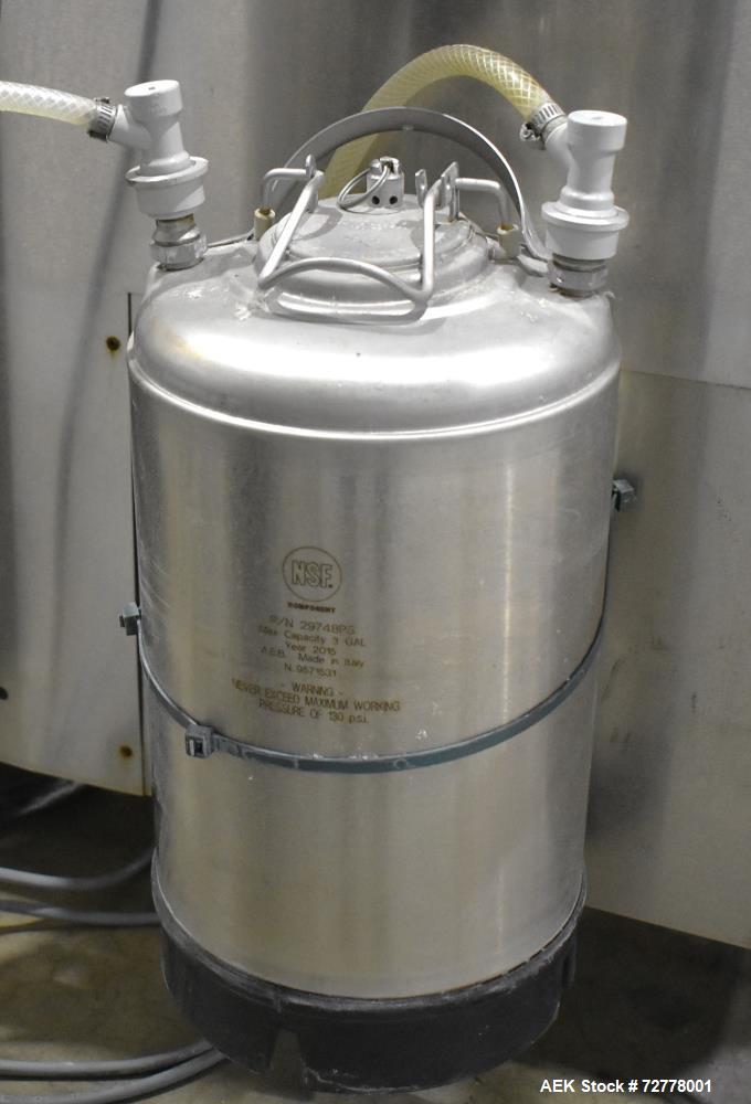 Used VC999 Model RS-420C Rollstock Compact Thermoformer. Stainless steel construction. Film width 423mm (17"). Maximum depth of draw: 50mm, 100mm, 135mm, 185mm (2"). Includes Vacuum pump, vacuum gas ...