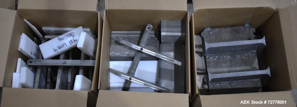 Used VC999 Model RS-420C Rollstock Compact Thermoformer. Stainless steel construction. Film width 423mm (17"). Maximum depth of draw: 50mm, 100mm, 135mm, 185mm (2"). Includes Vacuum pump, vacuum gas ...