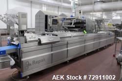 Used Repak RE20 Rollstock Thermoforming Packaging Line – Horizontal Form Fill Seal Machine, 460mm Web