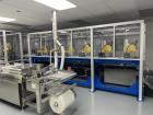 Multivac Model R245 Thermoformer with Fanuc Robotic Loaders for Swab Sticks