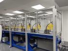 Multivac Model R245 Thermoformer with Fanuc Robotic Loaders for Swab Sticks