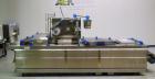 Used Repak (Reiser) Model RE20/4 FB420 Horizontal Form Fill Seal Thermoform Rollstock MAP Packager. 420mm web width, 380m useable Last used in Lunch Meat Food application, mainframe substantially con...