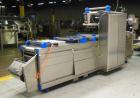Used Repak (Reiser) Model RE20/4 FB420 Horizontal Form Fill Seal Thermoform Rollstock MAP Packager. 420mm web width, 380m useable Last used in Lunch Meat Food application, mainframe substantially con...